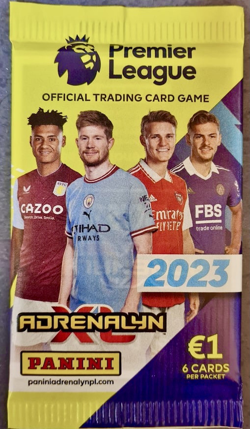 Premier League Adrenalyn XL™ 2023 Official Trading Card Game - Packet of 6 Cards.